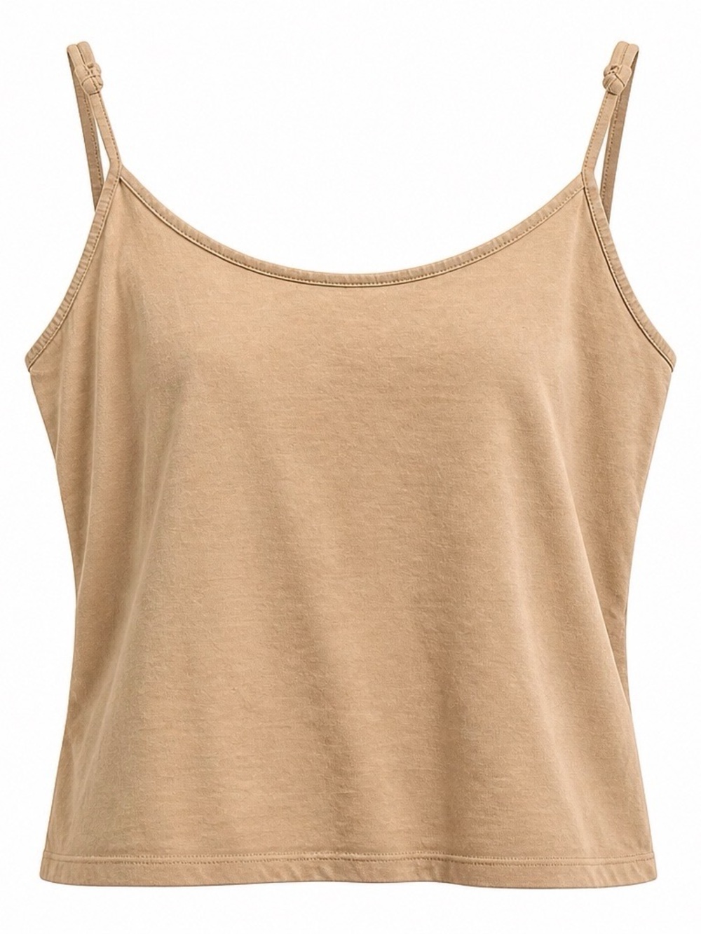 Old Navy Tan Cami Tank Top Adjustable Straps XL Petite